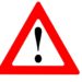 Attention Danger Symbol Label